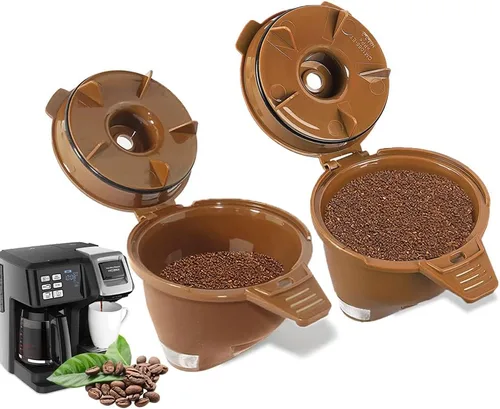 Paquete de 2 cestas de café molido de una sola porción para cafetera Hamiltion FlexBrew Modelos 49974 49975 49976 49979 49957 49954 49947 49940