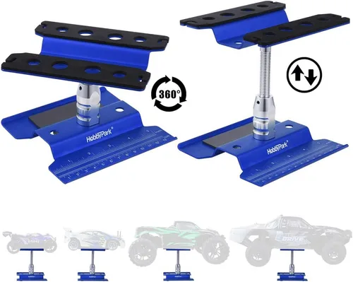 Miniatura 3 de Estación de trabajo de reparación de soporte de trabajo de aluminio para auto y camión a control remoto, rotación de 360 grados, herramientas