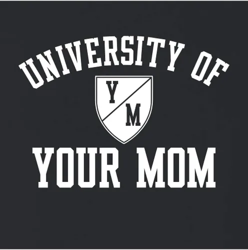 Miniatura 64 de Go All Out University of Your Mom - Sudadera con cuello redondo para hombre