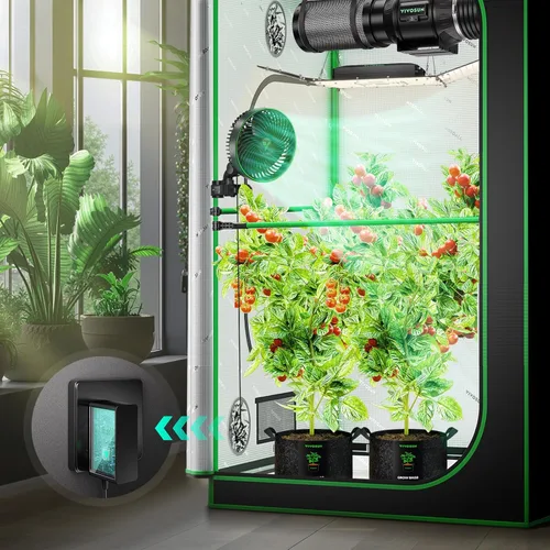Miniatura 9 de VIVOSUN AeroWave E6 Gen2, ventilador de clip para tienda de cultivo de 6 pulgadas, motor EC, control inteligente, potente ventilador oscilante