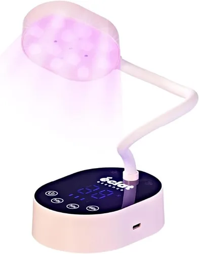 Miniatura 6 de Éclat Lámpara de curado flash para esmalte de uñas de gel de 36 W, recargable con mini luz LED, secadora de uñas inalámbrica con 4 temporizadores