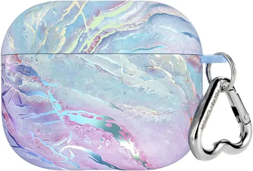 Miniatura 12 de Velvet Caviar Compatible with AirPods 3rd Generation Case with Keychain - Cute Protective Hard AirPod 3 Cases for Women - Blue Aquamarine Polka Dot