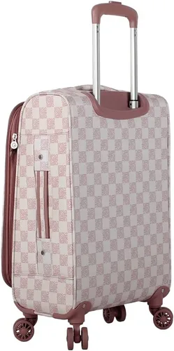 Miniatura 56 de Steve Madden Equipaje de diseñador, Chalet Gris Claro, Juego de maleta giratoria ligera expandible de 3 piezas - Juego de viaje