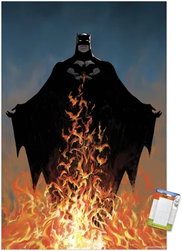 Miniatura 13 de Trends International DC Comics Batman - Póster de pared de fuego Versión con marco dorado