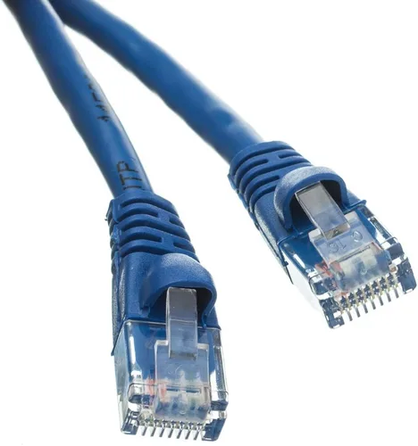 Miniatura 9 de CableWholesale Cable de conexión Ethernet Cat6a blanco de 7 pies, sin enganches/arranque con conector RJ45, 500 MHz, 24 AWG, UTP
