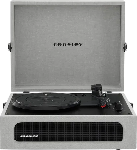 Miniatura 14 de Crosley CR8017B-TA Voyager - Tocadiscos portátil clásico de vinilo con Bluetooth de entrada/salida y altavoces integrados, color marrón Canela