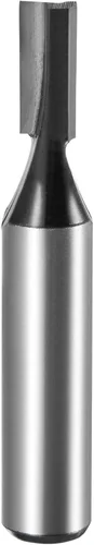 uxcell Broca inferior del router de la limpieza de la caña del diámetro de 16.4 ft m 26.2 ft m, cortador inclinado carburo de 2 flautas sin