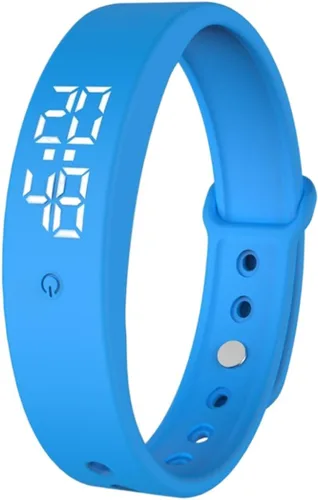 Pulsera de alarma vibratoria con seguimiento de fitness, alarma de vibración silenciosa y diseño impermeable para durmientes pesados, estudiantes,