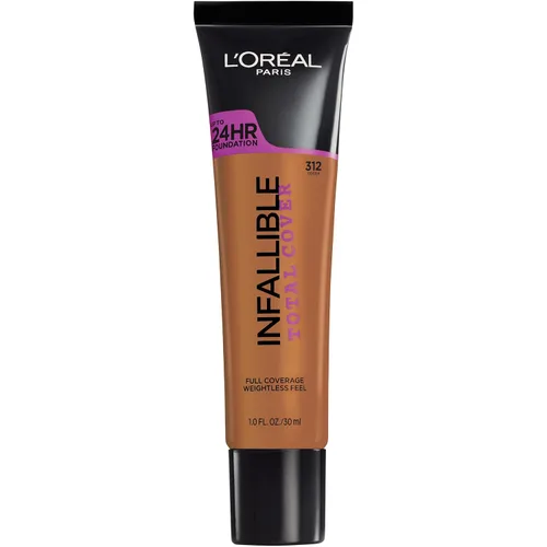 Miniatura 17 de L'Oreal Paris cosméticos base infalible de cubierta total, Tan clásiico Bronceado clásico 310