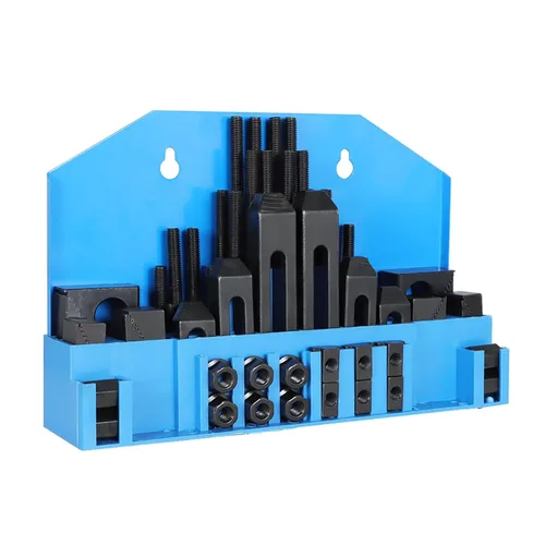 Paquete de 58 abrazaderas de sujeción con ranura en T de 1/2 pulgadas Pro-Series de repuesto para bridgeport Mill Set Up Set Up Set 3/8In-16 Stud