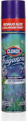 Miniatura 8 de Clorox Fraganzia - Ambientador en aerosol en aerosol con aroma a ráfaga de cereza, eliminador de olores de larga duración y ambientador