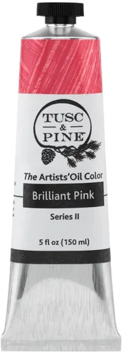 Miniatura 151 de Tusc & Pine Pintura al óleo Artist – Alizarin Crimson, 1.4 fl oz, sin amarilleo, consistencia rica y cremosa, carga máxima de pigmento, pinturas al