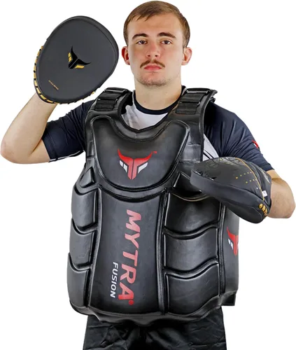 Miniatura 2 de Mytra Fusion Boxing Pads - Focus Mitts MMA Muay Thai Boxing Mitts for Kickboxing Training and Martial Arts