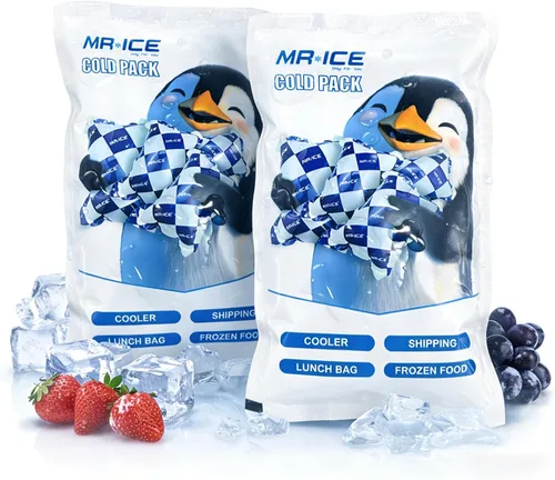 Miniatura 12 de Paquetes de hielo seco para envío de alimentos congelados - Manta de hielo flexible para enfriadores - Paquetes fríos de envío mantienen