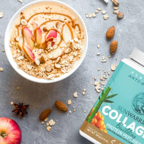 Miniatura 6 de Polvo de Proteína de Colágeno Vegano para Mujeres con Sílice, Polvo de Colágeno a Base de Plantas con Vitaminas Veganas para Cabello, Piel y Uñas