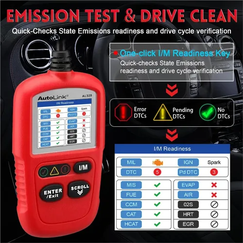 Miniatura 6 de Autel Autolink Al329 (Actualización de AL319) Lector de Códigos OBDII Escáner