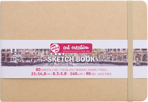 Miniatura 31 de Royal Talens T9314-111M 441769 Cuaderno de bocetos y libreta de dibujo Talens Art Creation 3.5 x 5.5 pulgadas (9 x 14 cm), Amarillo Dorado
