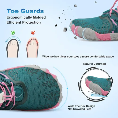 Miniatura 4 de L-RUN Zapatos de agua atléticos para senderismo para hombre y mujer