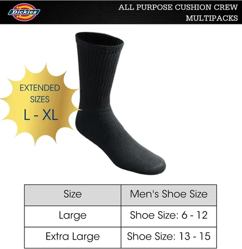 Miniatura 3 de Dickies - Calcetines acolchados para hombre (612 unidades)