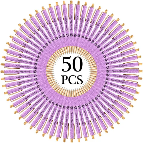 Miniatura 53 de Aolun 10 bolígrafos personalizados con nombre, bolígrafo retráctil con mensaje de texto para mujeres, enfermeras, escritura, cumpleaños, graduación