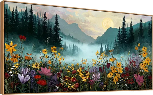 Miniatura 10 de JLXART Lienzo abstracto enmarcado, arte para la pared, moderno círculo verde dorado y negro, pintura colorida, obra de arte texturizada, lista