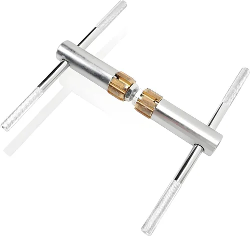 SUNGOOYUE Herramienta de roscado de rosca de soporte inferior de bicicleta, kit de reparación de roscas de aleación de aluminio con troqueles