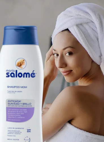 Miniatura 5 de Maria Salome Champú MOM Prevencion Caida Y Nutricion del Cabello 13.5 fl oz