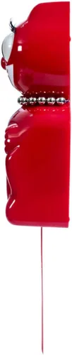 Miniatura 4 de Kit Cat Klock Retro Rojo Señora