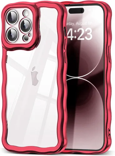 Miniatura 106 de SKYLMW Compatible con iPhone 6s Plus/6 Plus Case de 5.5", Linda Kawaii Marco Ondulado Rizado Forma de Marco Funda de Silicona Suave Resistente a