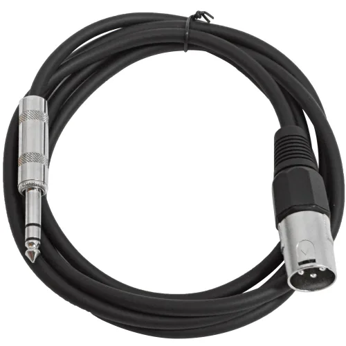 Miniatura 13 de Seismic Audio - SATRXL-M2 - Cable de conexión XLR negro de 2 pies macho a 1/4" TRS