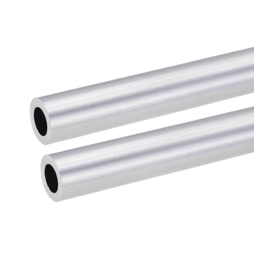 uxcell Tubo redondo de aluminio 6063, 0.827 in OD 0.512 in Diámetro interior 11.811 in Longitud Tubo recto sin costura 2 PC