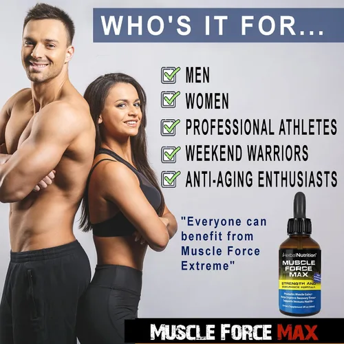 Miniatura 6 de Muscle Force Strength and Endurance - Fórmula en espray de 2 botellas, fórmula de crecimiento patentada de 175 mg, 2 onzas por botella