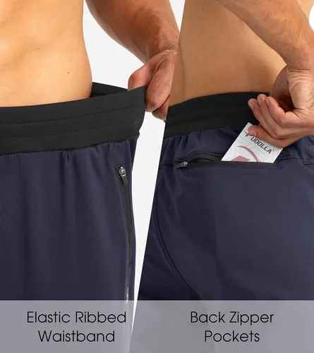 Miniatura 5 de Pudolla Pantalones deportivos de forro polar para hombre, pantalones deportivos suaves y cálidos para invierno, para gimnasio, entrenamiento