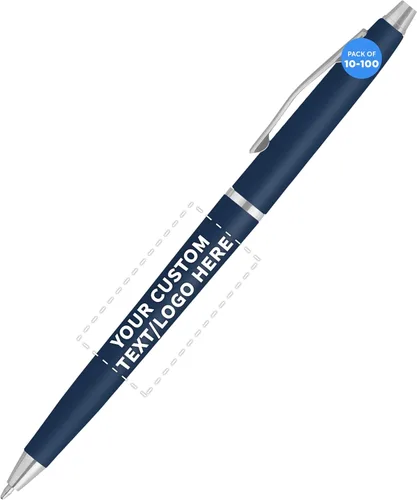 Miniatura 16 de DISCOUNT PROMOS Langham - Juego de 10 bolígrafos a granel, tinta negra, ideal para oficina, escuela, negocios, ferias comerciales, color verde