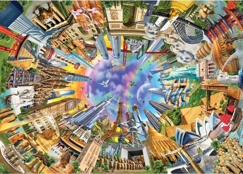 Anatolian Puzzle - 360 Mundo, 3000 Piezas Rompecabezas #4916