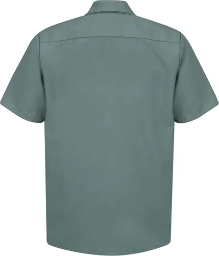 Miniatura 2 de Red Kap Camisa de trabajo industrial para hombre, ajuste regular, manga corta