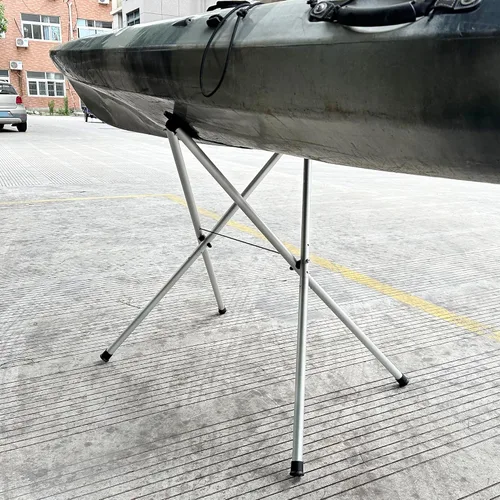 Miniatura 3 de Soporte para kayak, 31 pulgadas de alto, almacenamiento de kayak dividido para paddleboard, canoa, barco, garaje, interior y exterior, estante