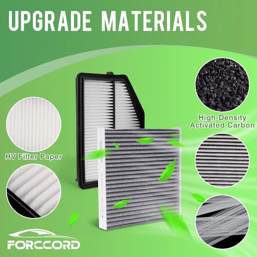 Miniatura 6 de Cabin & Engine Air Filter Fit for Honda CR-V CRV 2.4L 2015-2016 Activated Carbon Cabin Filter Replacement CF10134 17220-5LA-A00 Car Accessories