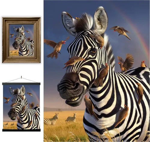Miniatura 82 de Impresiones de arte de pared lenticular 3D LiveLife - El amor de un padre de Deluxebase. Póster 3D de león sin marco. Decoración de pared perfecta.