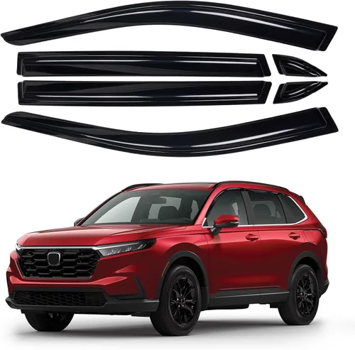 Miniatura 22 de Canvcle RAV4 Rain Guards - Window Visors for Toyota RAV4 2006-2012, Outside-Mount Tape-On Side Window Wind Deflectors for RAV4 Accessories, Vent
