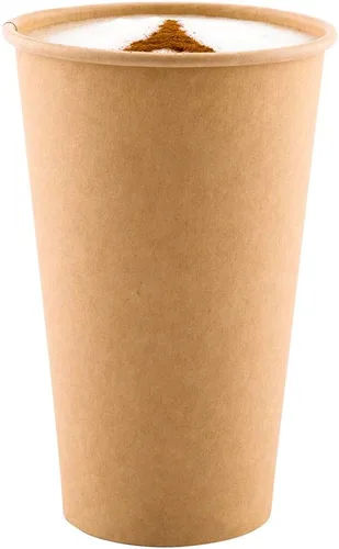 Miniatura 8 de Restaurantware RW Base - Vasos de café reciclables de 4 onzas ecológicas, 50 vasos de papel sin blanquear, de una sola pared, sin tintes