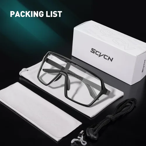Miniatura 6 de SCVCN Cycling Glasses Sport Sunglasses Clear MTB Men Women BMX Running Driving S335