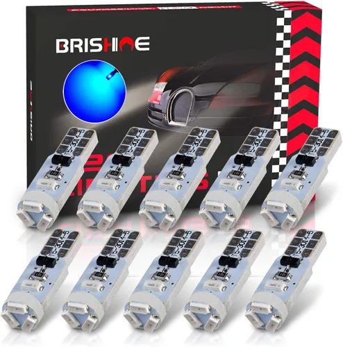 Miniatura 15 de 10X Bombillas LED T5 Ámbar Amarilla Canbus Sin Errores 3014 Chipsets 74 2721 37 PC74 70 73 17 Bombillas LED para Interior, Panel de Instrumentos