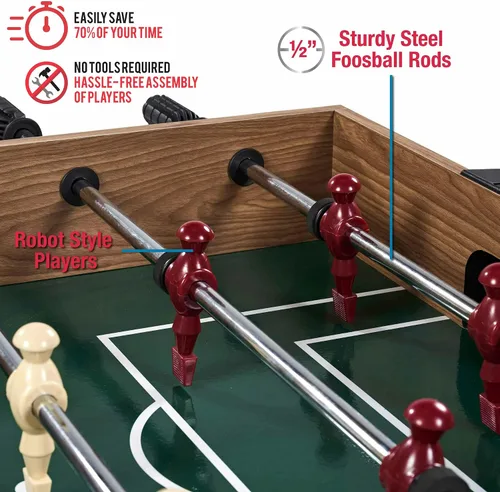 Miniatura 5 de Mesa de juego combinada de interior de 48" 3 en 1, mesa de conversión