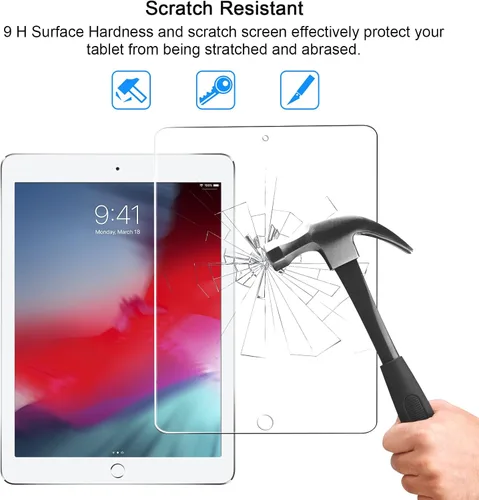 Miniatura 4 de SIBEITU Protector de pantalla para iPad Mini 5/4ª generación, dureza 9H, protector de película de vidrio templado de 7.9 pulgadas (paquete de 2)