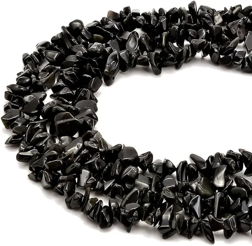 Miniatura 18 de PLTbeads Kit de pulseras de cintura de piedras preciosas curativas natrales de 0.197-0.315 in, diseño de piedras irregulares, fabricación de joyas