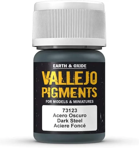 Miniatura 3 de Vallejo - Pigment FX Blue Grey, 1.18 Fl. Oz. (35 ml) Pot, Fine Powder Color Pigment for Model Weathering and Hobby Building