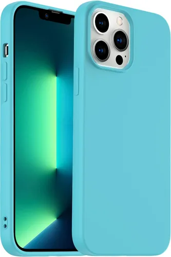Miniatura 25 de Funda diseñada para iPhone 13 Pro Max, funda de silicona ultra delgada a prueba de golpes, de microfibra suave anti arañazos, protección mejorada