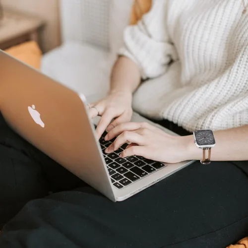 Miniatura 7 de Slim Leather Band Compatible with Apple Watch Band 38mm 40mm 41mm 42mm 44mm 45mm 46mm 49mm Women, Soft Iwatch Band Unique Breathable Replacement