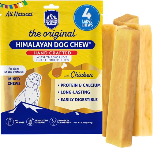 Miniatura 11 de Himalayan Dog Chew Masticables originales de queso de yak para perros, The Better-For-You, 100% natural, de larga duración, saludables y seguros